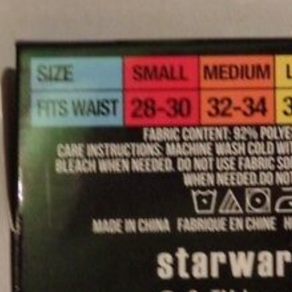 Star Wars Millenium Falcon Blue and Red Boxer Briefs Size Small - Picture 3 of 6